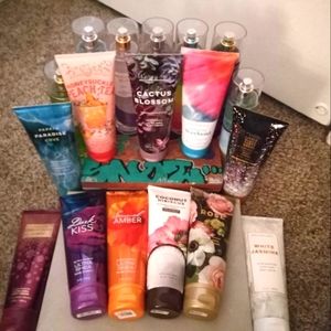 Bath & Bodyworks sprays and lotions
